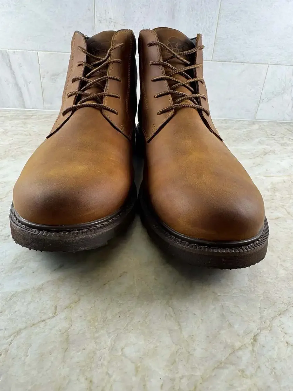 Sorel Madson II Chukka Waterproof Boots Men’s 9.5 Cashew Tobacco Leather